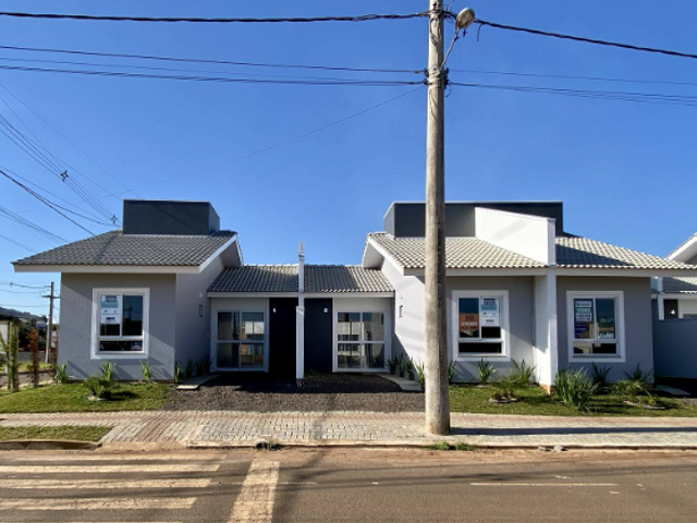 Foto do Casa - Casa geminada de esquina , à venda, no loteamento Bem Morar, São Jorge, Xanxerê, SC, com 50m² por 215.000,00 | CM Negócios imobiliários