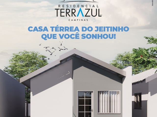 Casa com 130m² 2 quartos e 1 banheiro, à venda, no bairro Parque Valença II em Campinas