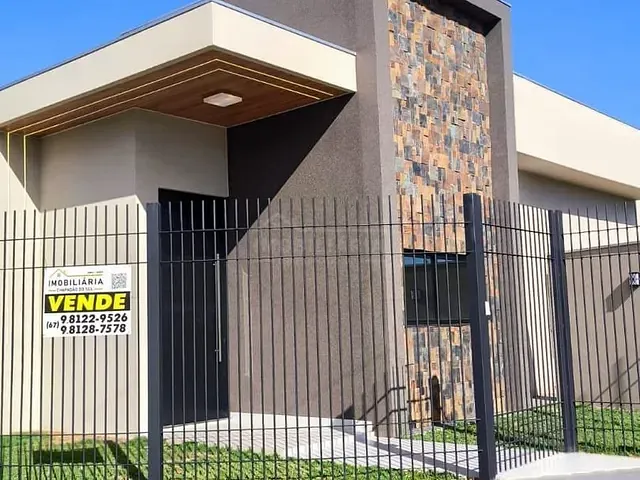 Casa 3 quartos e 2 banheiros, à venda, no bairro CENTRO em Chapadão do Sul