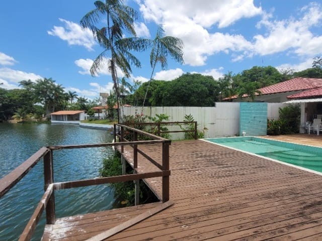 Foto do Casa - Casa no Lago Azul, beira de Lago, pier, piscina, gourmet, Levilândia, Ananindeua, PA | Salomão Mendes Imóveis