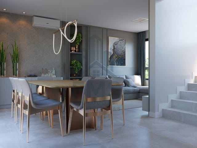 Casa com 167m² 3 quartos e 4 banheiros, à venda, no bairro Santa Felicidade em Curitiba