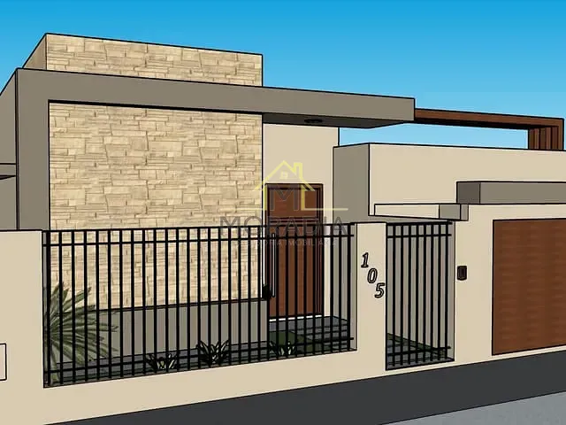 Casa com 450m² 3 quartos e 4 banheiros, à venda, no bairro Residencial Nova Floresta em Guaxupé