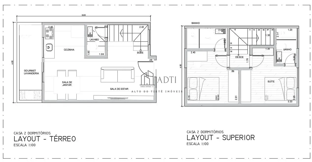 Casa, 2 quartos, 74 m² - Foto 20