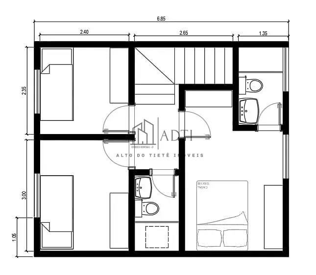 Casa, 2 quartos, 74 m² - Foto 18