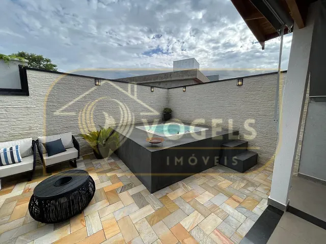 Casa 3 quartos e 3 banheiros, à venda, no bairro Residencial Palm Park III - Flor D'Aldeia em Holambra