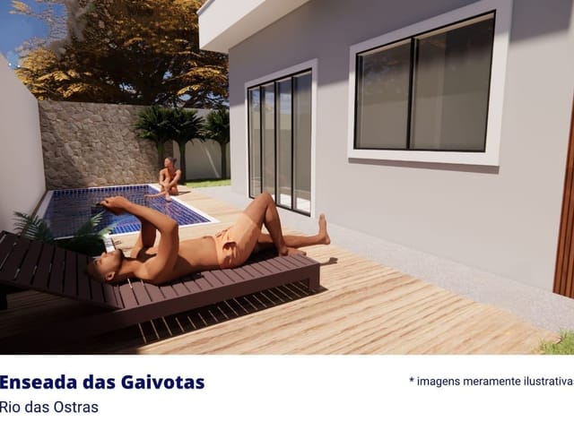 Casa com 300m² 3 quartos e 1 banheiro, à venda, no bairro Enseada das Gaivotas em Rio das Ostras