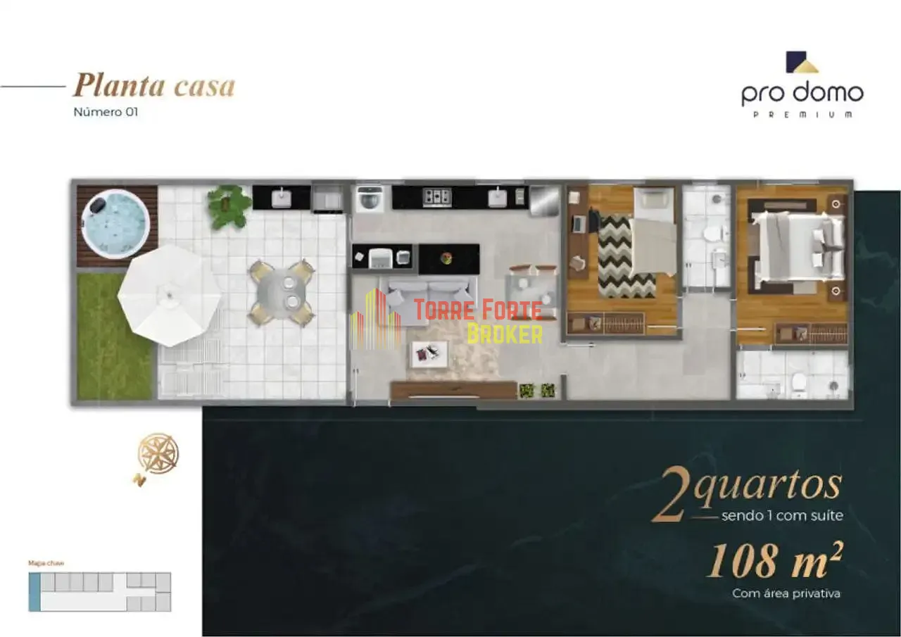 Casa, 2 quartos, 101 m² - Foto 8