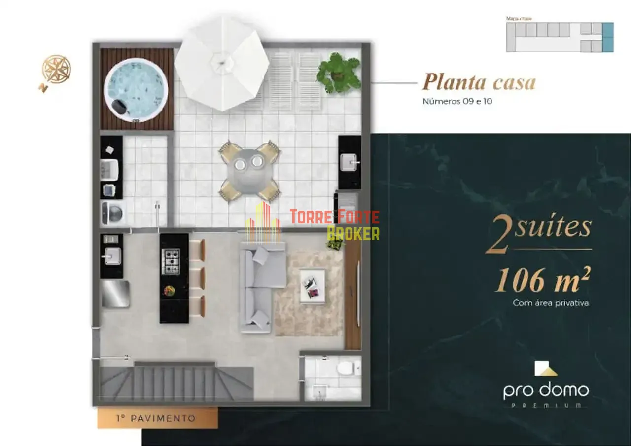 Casa, 2 quartos, 101 m² - Foto 1