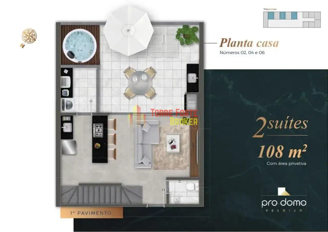 Casa, 2 quartos, 101 m² - Foto 3