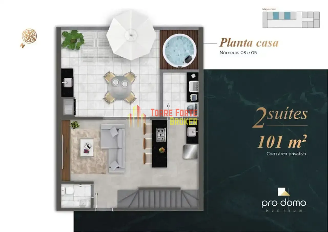 Casa, 2 quartos, 101 m² - Foto 7