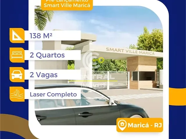 Casa com 138m² 2 quartos e 2 banheiros, à venda, no bairro Ubatiba em Maricá