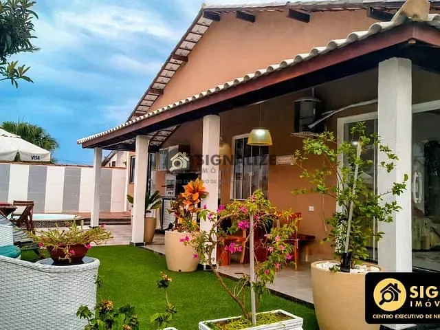 Casa com 360m² 3 quartos e 3 banheiros, à venda, no bairro Caminho de Búzios em Cabo Frio