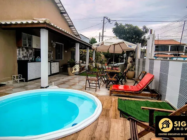 Casa com 360m² 3 quartos e 3 banheiros, à venda, no bairro Caminho de Búzios em Cabo Frio