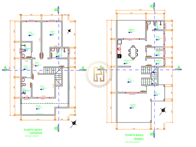 Casa com 275m² 4 quartos e 5 banheiros, à venda, no bairro Jardim Montreal em Nova Mutum