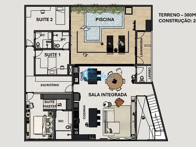 Casa com 300m² 3 quartos e 4 banheiros, à venda, no bairro Gran Reserve em Indaiatuba