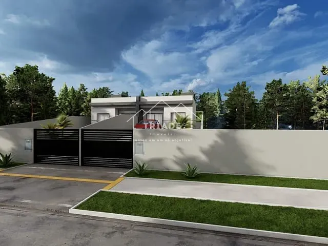 Casa 3 quartos e 1 banheiro, à venda, no bairro Campina da Barra em Araucária