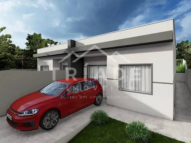 Casa 3 quartos e 1 banheiro, à venda, no bairro Campina da Barra em Araucária