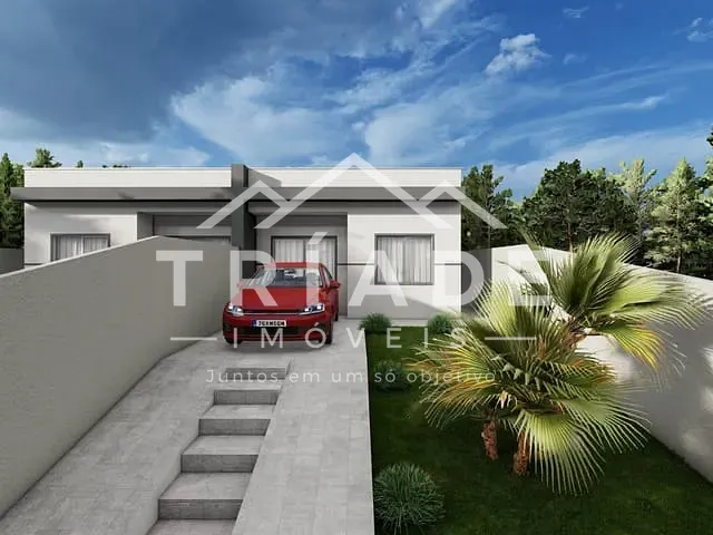 Casa 3 quartos e 1 banheiro, à venda, no bairro Campina da Barra em Araucária