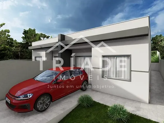 Casa 3 quartos e 1 banheiro, à venda, no bairro Campina da Barra em Araucária