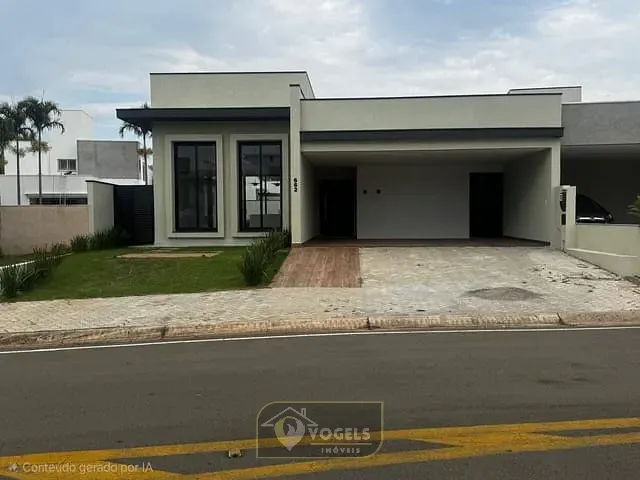 Casa 3 quartos e 3 banheiros, à venda, no bairro Residencial Palm Park III - Flor D'Aldeia em Holambra