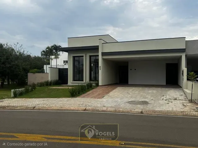 Casa 3 quartos e 3 banheiros, à venda, no bairro Residencial Palm Park III - Flor D'Aldeia em Holambra