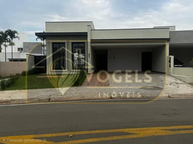 Casa 3 quartos e 3 banheiros, à venda, no bairro Residencial Palm Park III - Flor D'Aldeia em Holambra