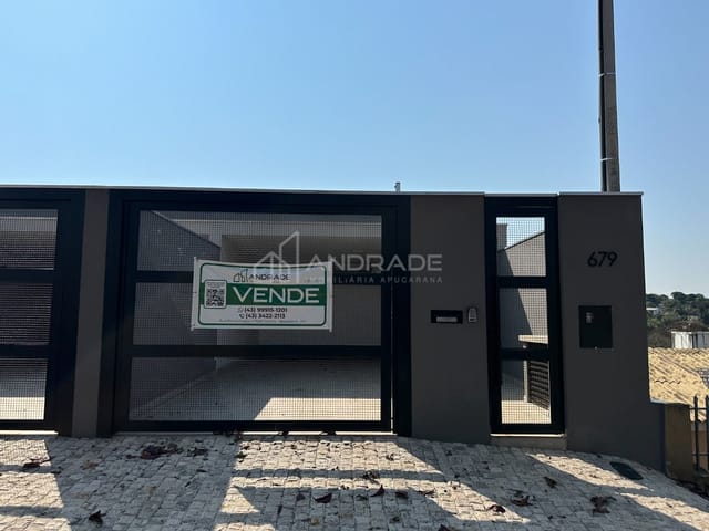 Casa com 220m² 3 quartos e 3 banheiros, à venda, no bairro Loteamento Sao Sebastiao em Apucarana