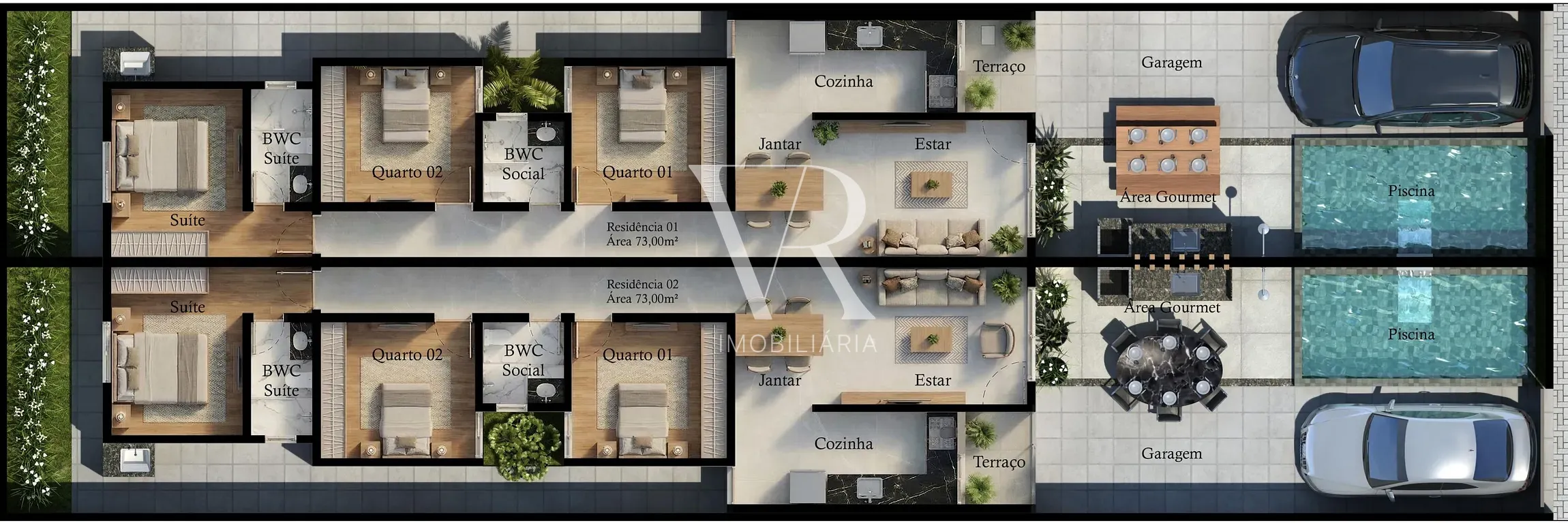 Casa, 3 quartos, 80 m² - Foto 2