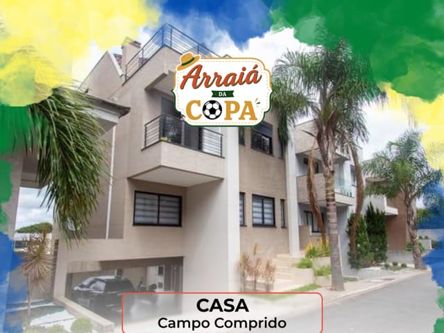 Casa 4 quartos e 5 banheiros, à venda, no bairro Campo Comprido em Curitiba