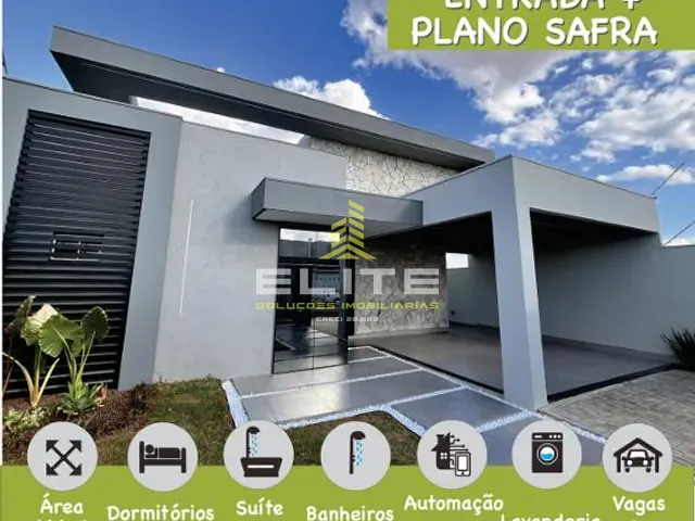 Casa 3 quartos e 2 banheiros, à venda, no bairro Jardim dos Ipês em Sorriso