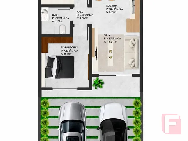 Casa 2 quartos e 1 banheiro, à venda, no bairro Pontal do Norte em Itapoá