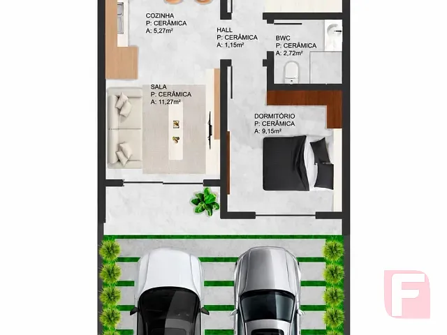Casa 2 quartos e 1 banheiro, à venda, no bairro Pontal do Norte em Itapoá