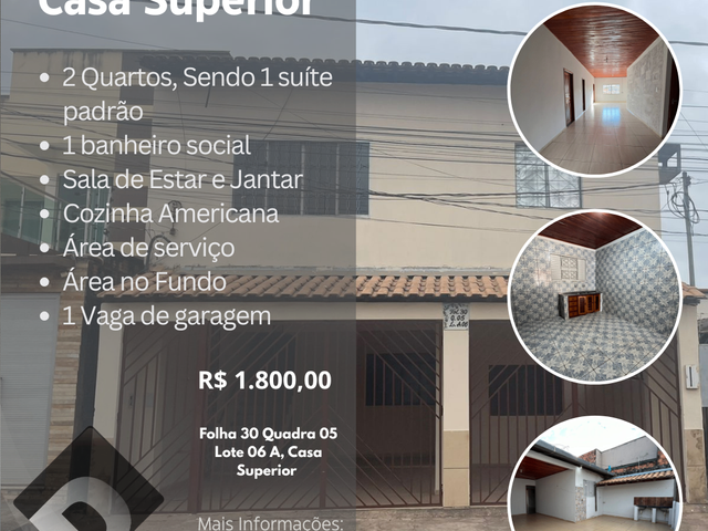 Casa 3 quartos e 2 banheiros, para alugar, no bairro Nova Marabá em Marabá