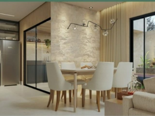 Foto do Casa - Casa em condomínio, LANÇAMENTO,  197m²,  4 suítes, área de lazer completa - Viver em meio a natureza. | Salomão Mendes Imóveis