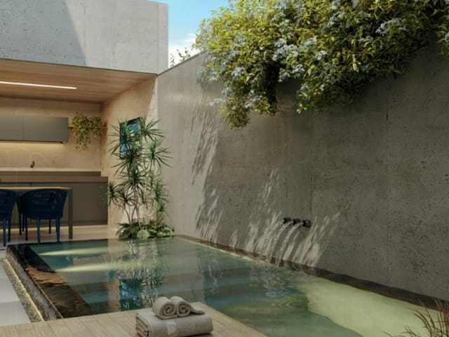 Foto do Casa - Casa em condomínio, LANÇAMENTO,  197m²,  4 suítes, área de lazer completa - Viver em meio a natureza. | Salomão Mendes Imóveis