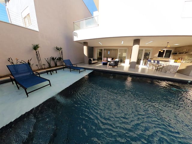 Foto do Casa - Casa em Condomínio Residencial Parque das Figueiras à venda, Vila Moraes, Mogi das Cruzes, SP, 3 suítes, piscina, área gourmet, 5 vagas, planejados | Tamara Velloso Corretora de Imóveis