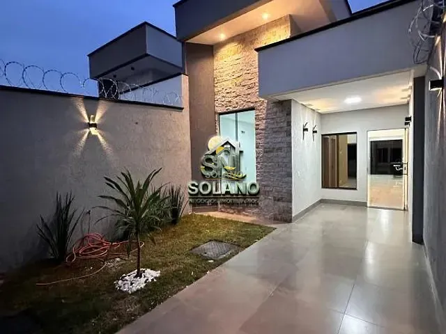 Casa com 100m² 3 quartos e 2 banheiros, à venda, no bairro Residencial Solar Bougainville em Goiânia