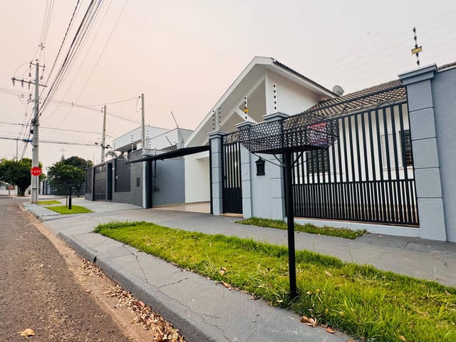 Foto do Casa - Casa à venda, moderna, com 11,76mts de frente, 03 quartos (1 suite) no Jardim Monte Rei, Maringá, PR | Wagner Inhesta broker