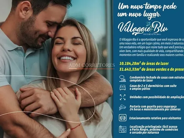 Casa com 51m² 2 quartos e 1 banheiro, à venda, no bairro Central Park em Cachoeirinha