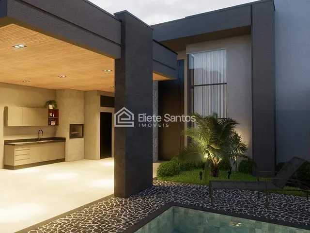 Casa com 250m² 3 quartos e 2 banheiros, à venda, no bairro Terras de Santa Bárbara em Santa Bárbara D'Oeste