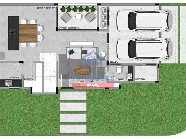 Casa 3 quartos e 2 banheiros, à venda, no bairro Santa Cândida em Curitiba