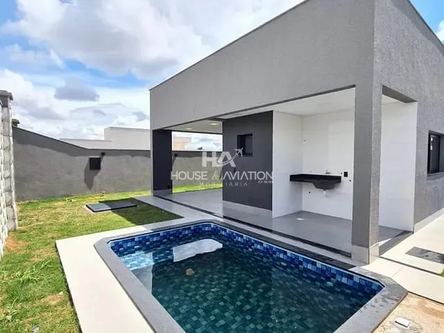 Casa com 360m² 3 quartos e 4 banheiros, à venda, no bairro Terras Alpha Residencial 1 em Senador Canedo
