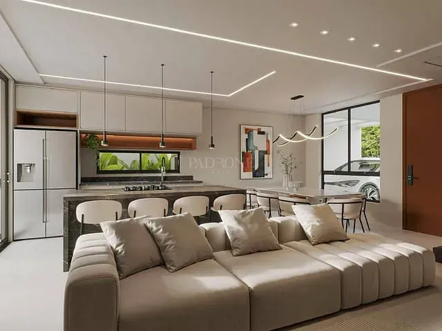 Casa 3 quartos e 5 banheiros, à venda, no bairro Santa Cândida em Curitiba