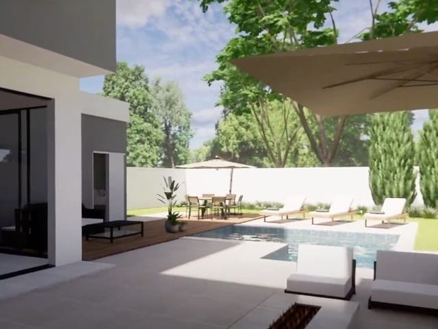 Foto do Casa - Ótimo sobrado com 4 suítes, área gourmet, piscina, à venda, 415 m² - Jardim America - Paulínia/SP | Hermes Imóveis