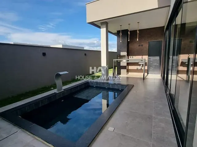 Casa com 360m² 3 quartos e 4 banheiros, à venda, no bairro Terras Alpha Residencial 1 em Senador Canedo