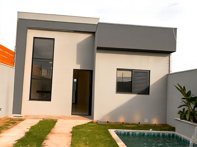 Casa com 175m² 2 quartos e 2 banheiros, à venda, no bairro Jardim dos Manacás II em Santa Bárbara D'Oeste