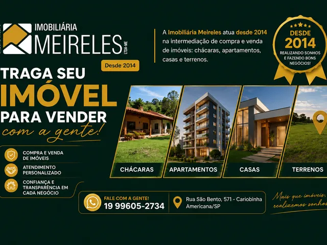 Casa 3 quartos e 3 banheiros, à venda, no bairro Cariobinha em Americana