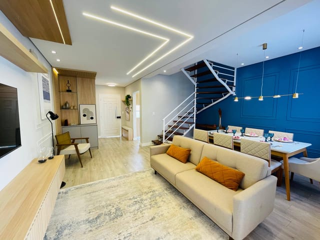 Foto do Casa - Casa decorada com Três dormitórios à venda no Condomínio Garden Resort - Jardim Shangai, Jundiaí, São Paulo | Zion Prime Imóveis
