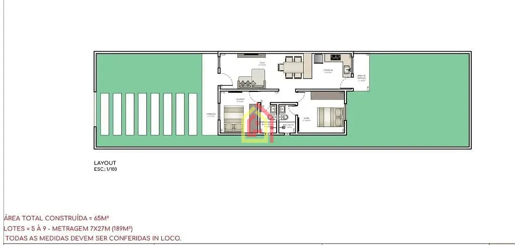 Casa à venda com 2 quartos, 1 suíte e 65m² no Residencial Delta Park, Marabá (PA) — foto 4 de 4