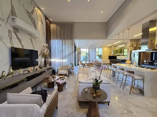 Casa com 502m² 4 quartos e 6 banheiros, à venda, no bairro Residencial e Empresarial Alphaville em Ribeirão Preto